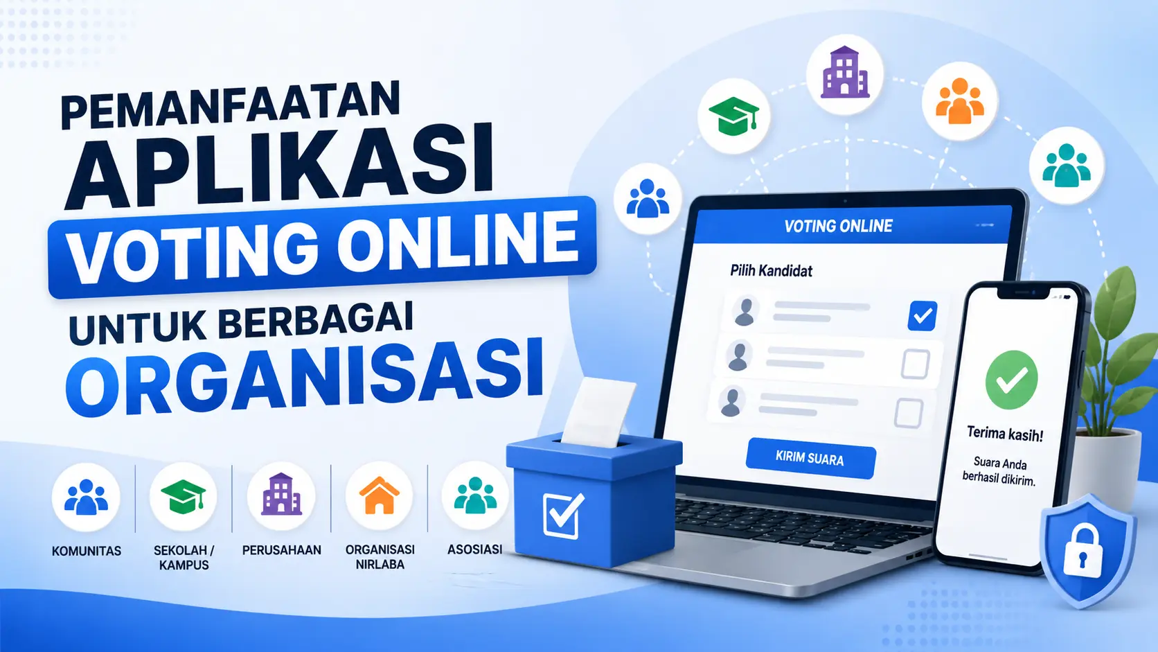 Pemanfaatan Aplikasi Voting Online untuk Berbagai Organisasi